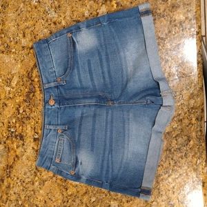 Mid Rise "Mom" jean shorts